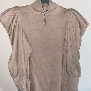 Long sleeved high neck sweater